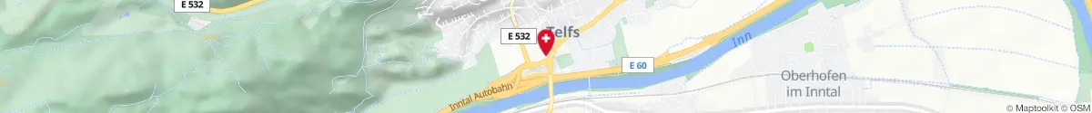 Kartendarstellung des Standorts für Apotheke im Ärztehaus in 6410 Telfs